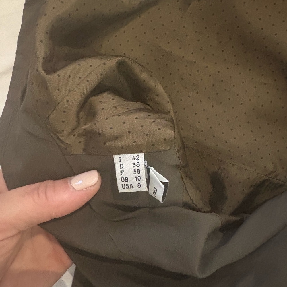 Moschino Double-Breasted Trench Coat Sz 8 - Picture 10 of 10